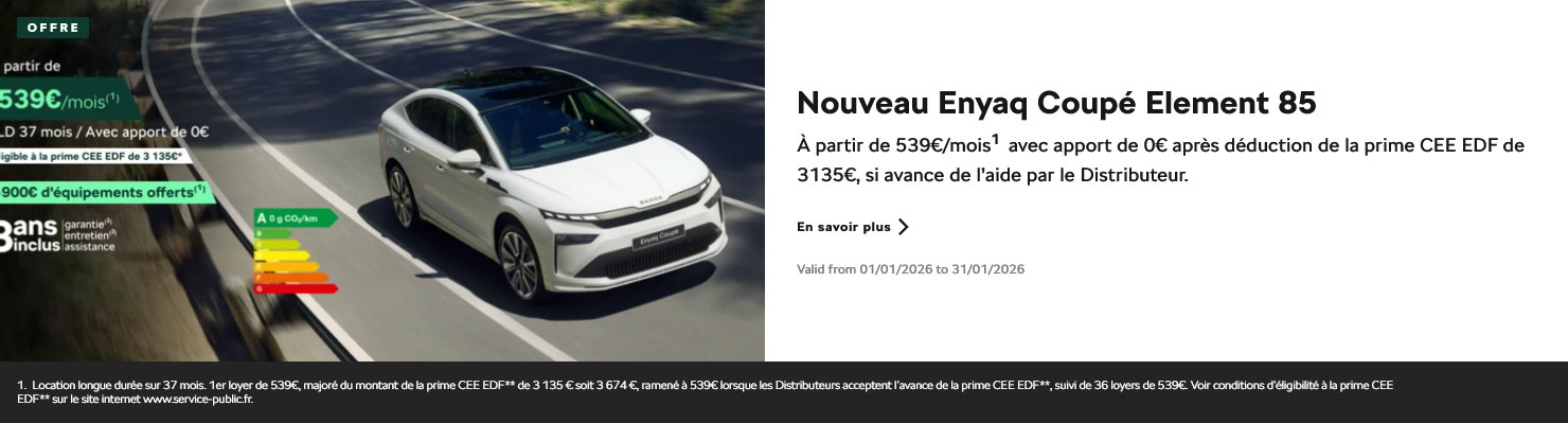 Nouveau Enyaq Coupé Element