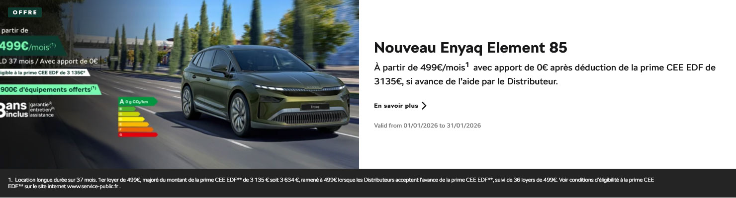 Nouveau Enyaq Element 85
