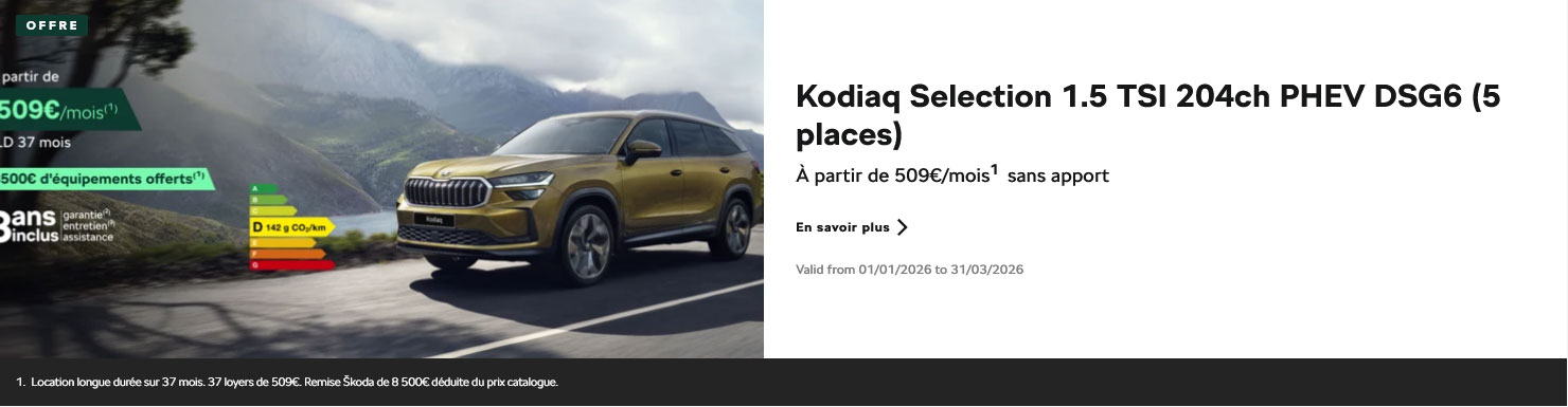 Kodiaq 7 Places