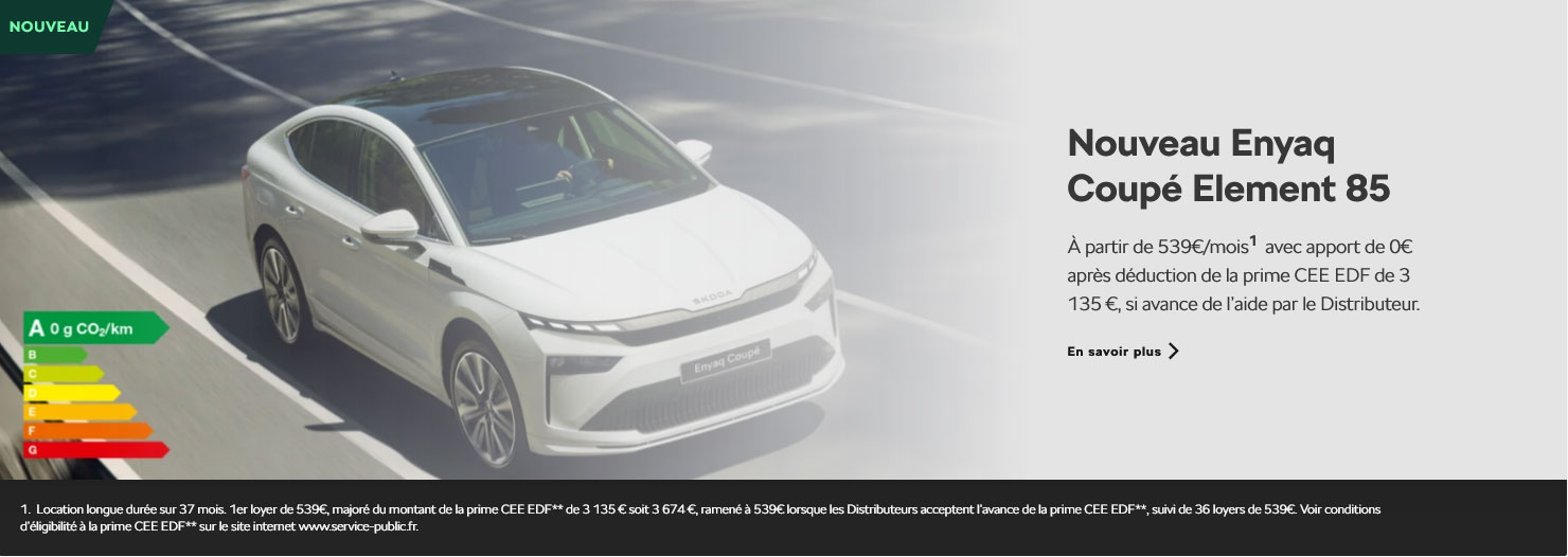 Nouveau Enyaq Coupé Element