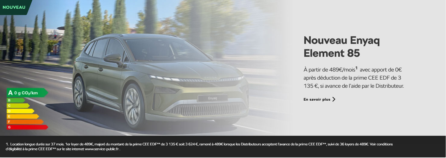 Nouveau Enyaq Element 85