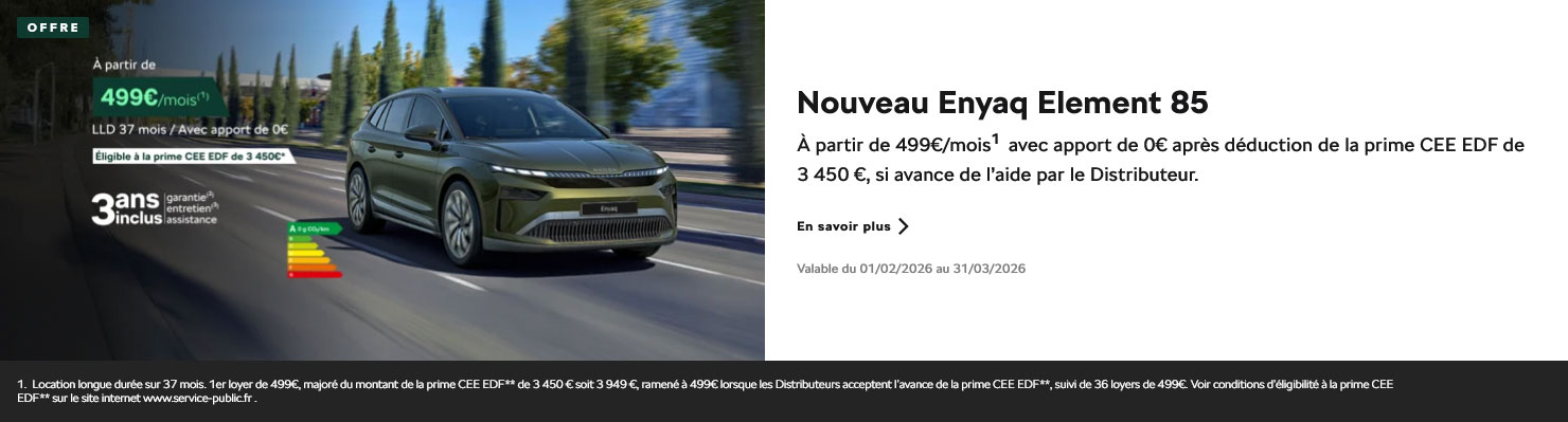 Nouveau Enyaq Element 85