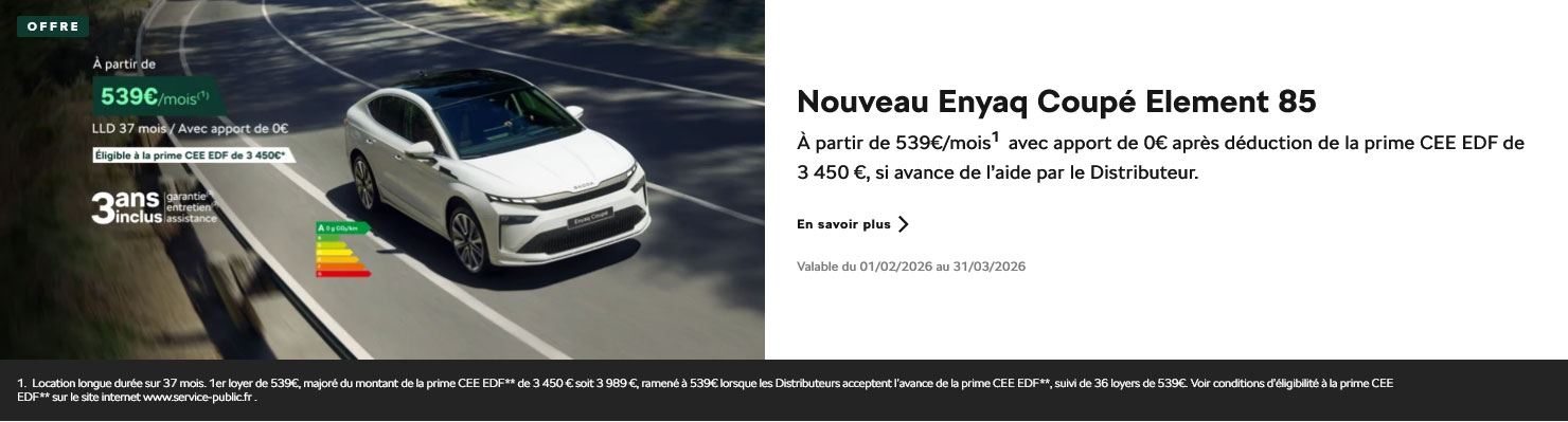 Nouveau Enyaq Coupé Element