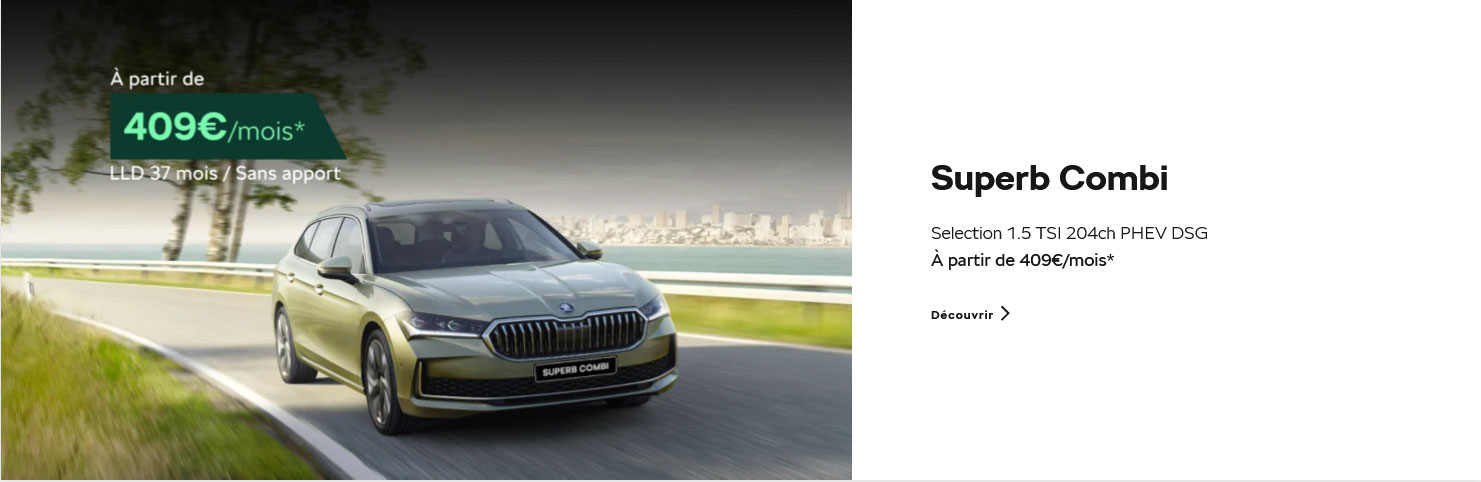 Nouvelle Superb Combi